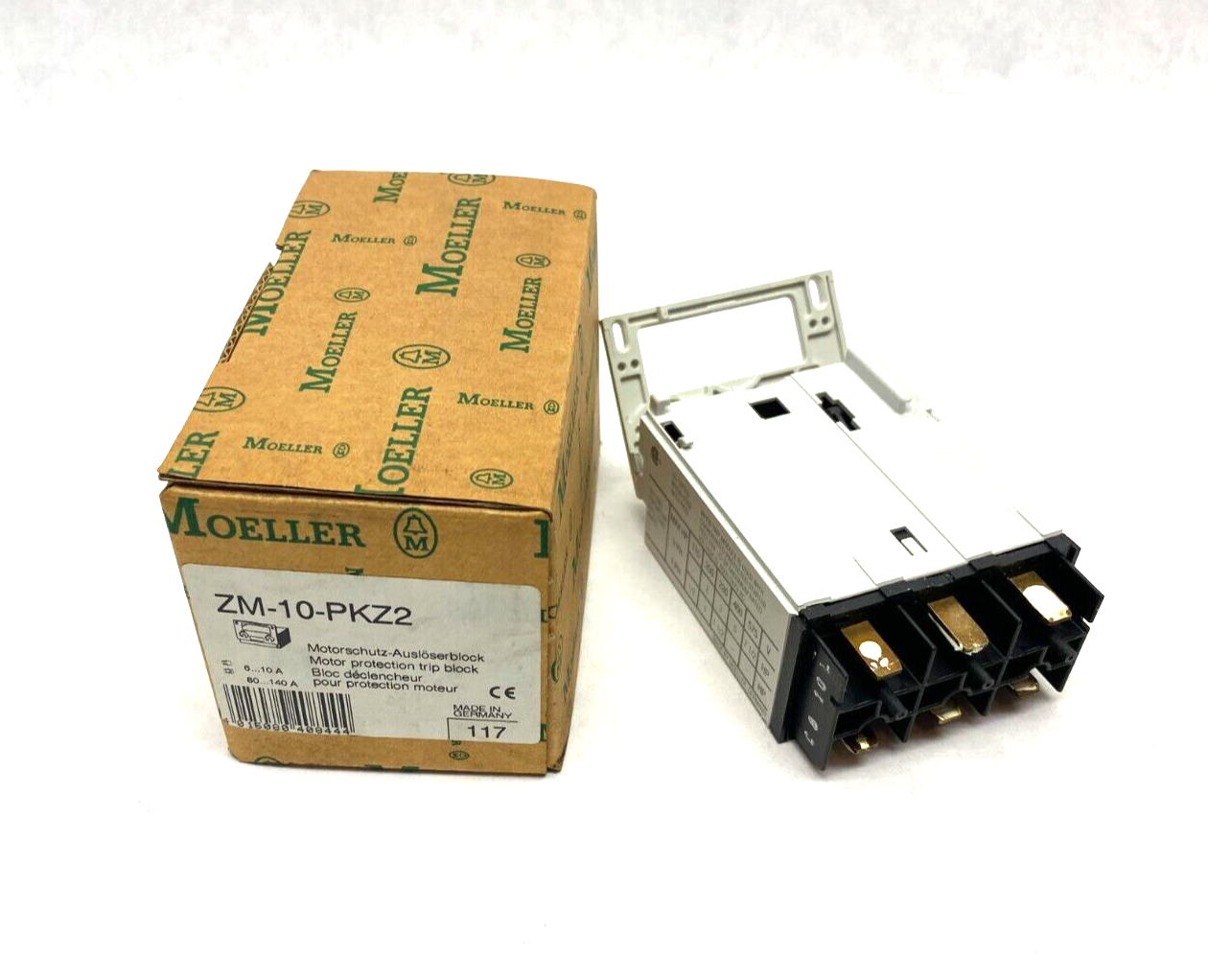 Moeller ZM-10-PKZ2 Adjustable Motor Protection Trip Block 6-10A, 80-140A - Maverick Industrial Sales
