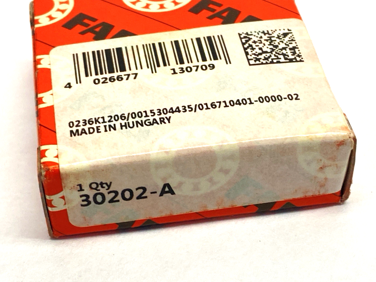 30202-A | FAG Tapered Roller Bearing 15mm Bore 35mm OD 11.75mm Width - New - Maverick Industrial Sales