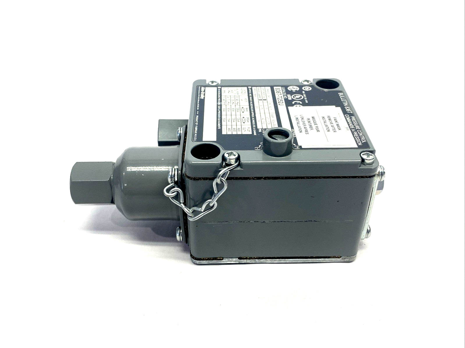 836T-T252J | Allen Bradley Ser. A Electro-Mech Pressure Control Switch - New – Open box - Maverick Industrial Sales