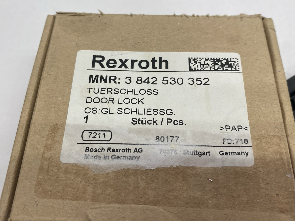 Bosch Rexroth 3842530352 Uniform Locking Door Lock Unit, for Swing Doors - Maverick Industrial Sales