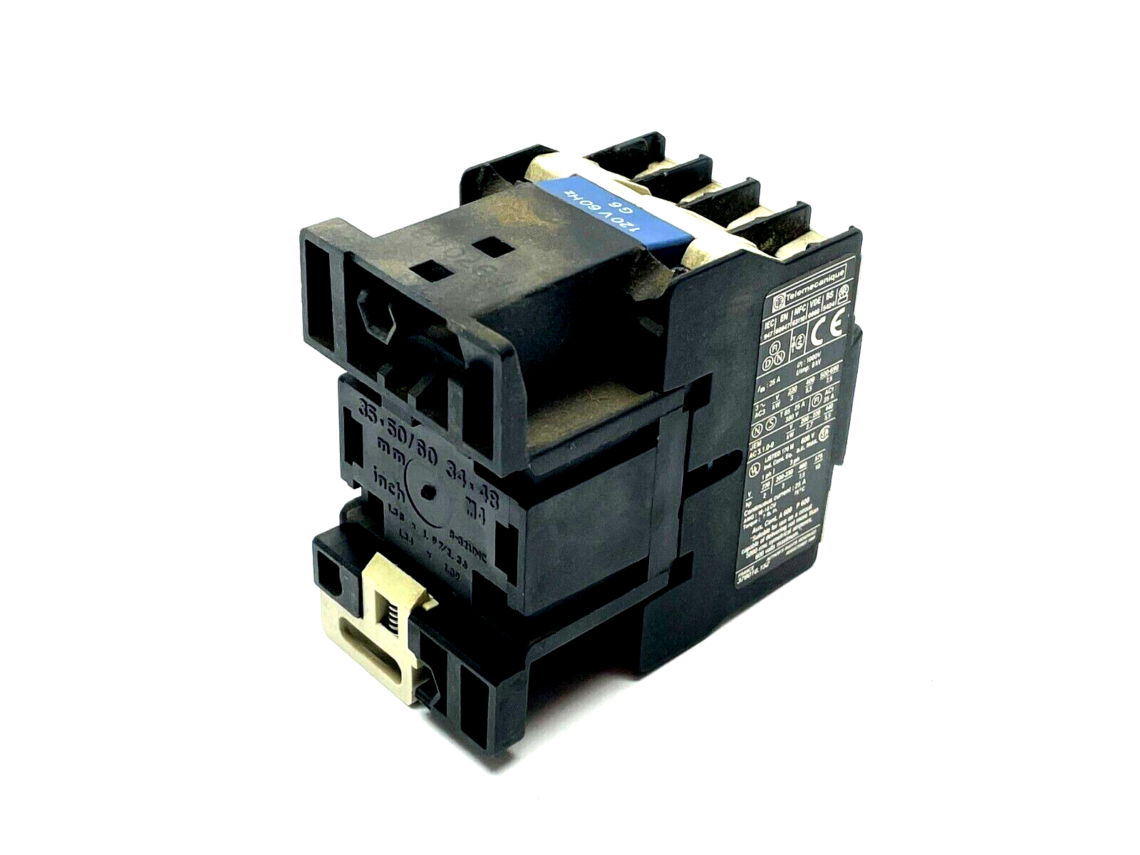 Telemecanique LC1D1210-G6 Contactor 3P 3PH 25A 600V 10HP - Maverick Industrial Sales