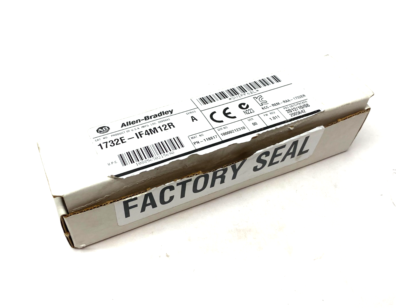Allen Bradley 1732E-IF4M12R Ser A ArmorBlock Dual-Port EtherNet/IP Analog IO Mod - Maverick Industrial Sales