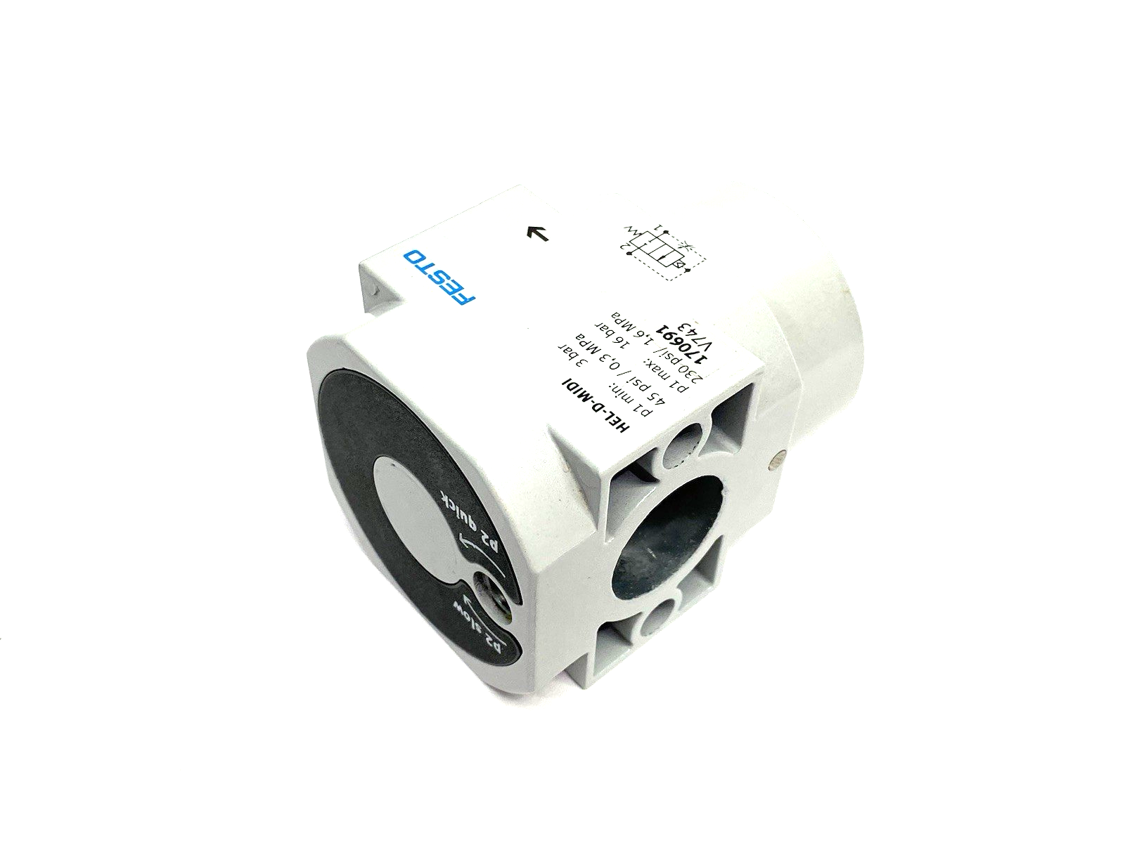 HEL-D-MIDI | Festo On/Off Valve 2-2 Way, Closed Monostable, 170691 - New – Open box - Maverick Industrial Sales
