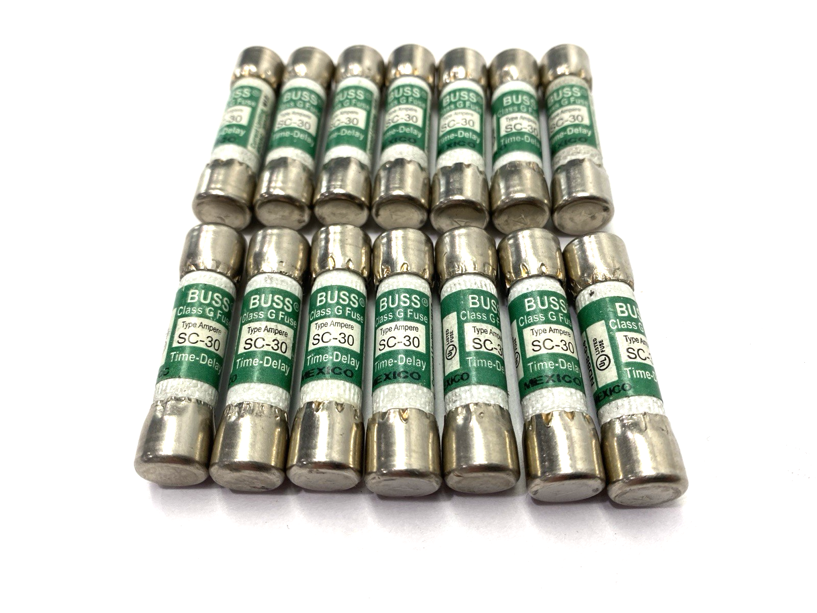 Cooper Bussmann SC-30 Buss Time-Delay Fuse Class G 480VAC 30A LOT OF 14 - Maverick Industrial Sales