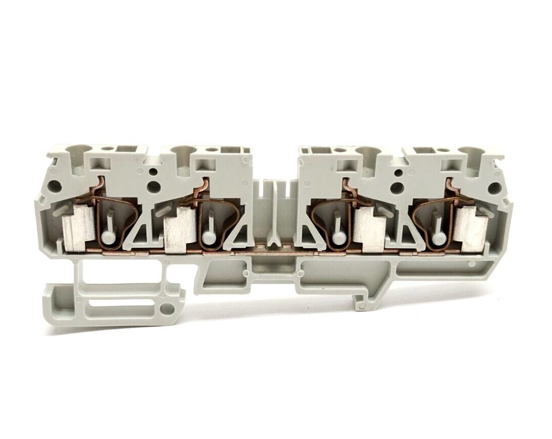 Morsettitalia EURO QM2/2 2.5/35 Terminal Block 5mm Thick, Gray 42414 LOT OF 20 - Maverick Industrial Sales