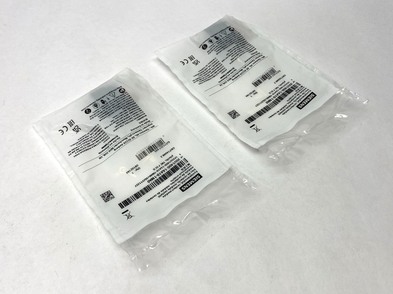 Siemens 3SU1400-1AA10-1MA0 Contact Module 1NC LOT OF 2 - Maverick Industrial Sales