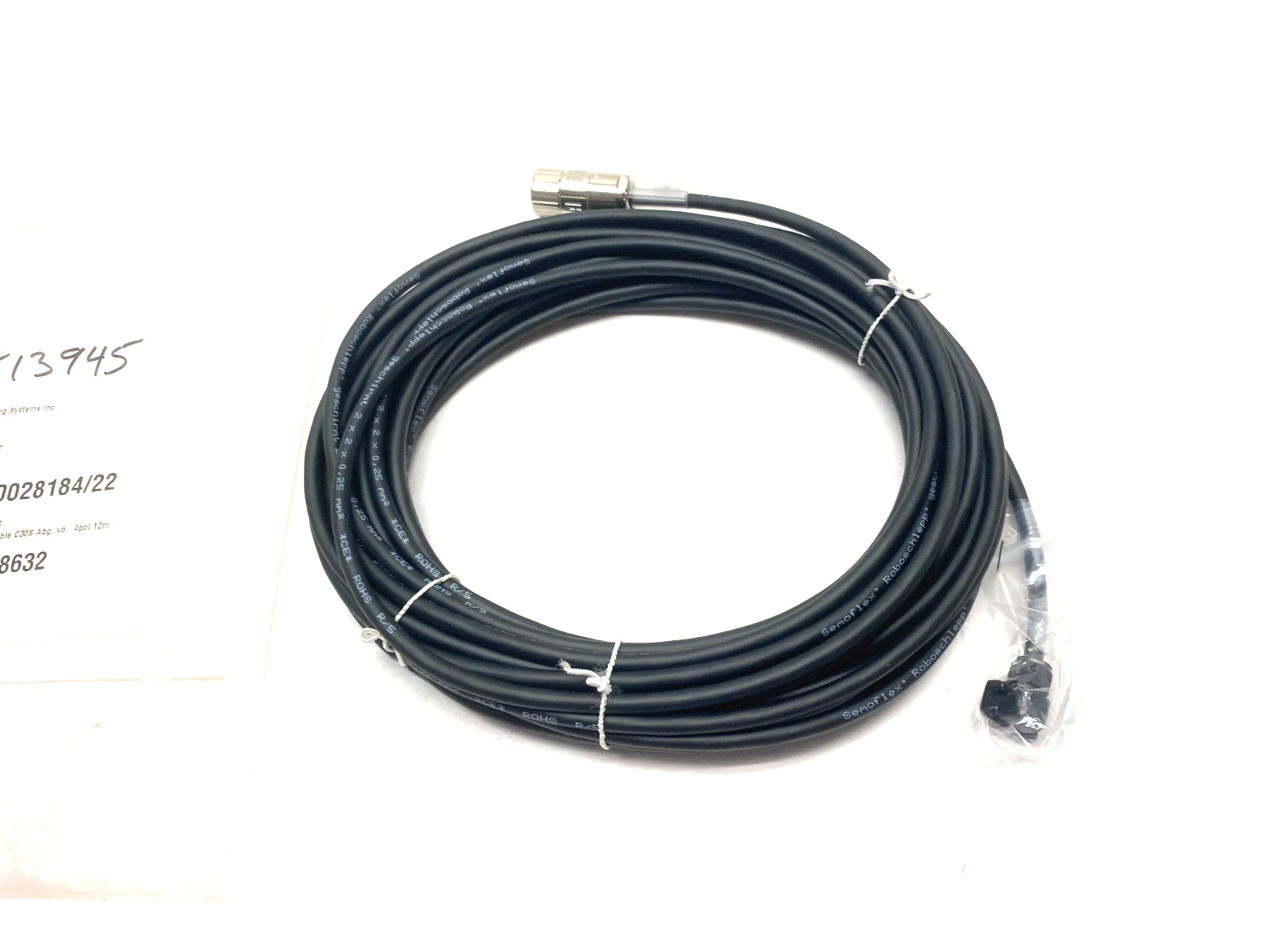 Weber 40008632 Encoder Connection Cable 4-pol 12m C30S - Maverick Industrial Sales