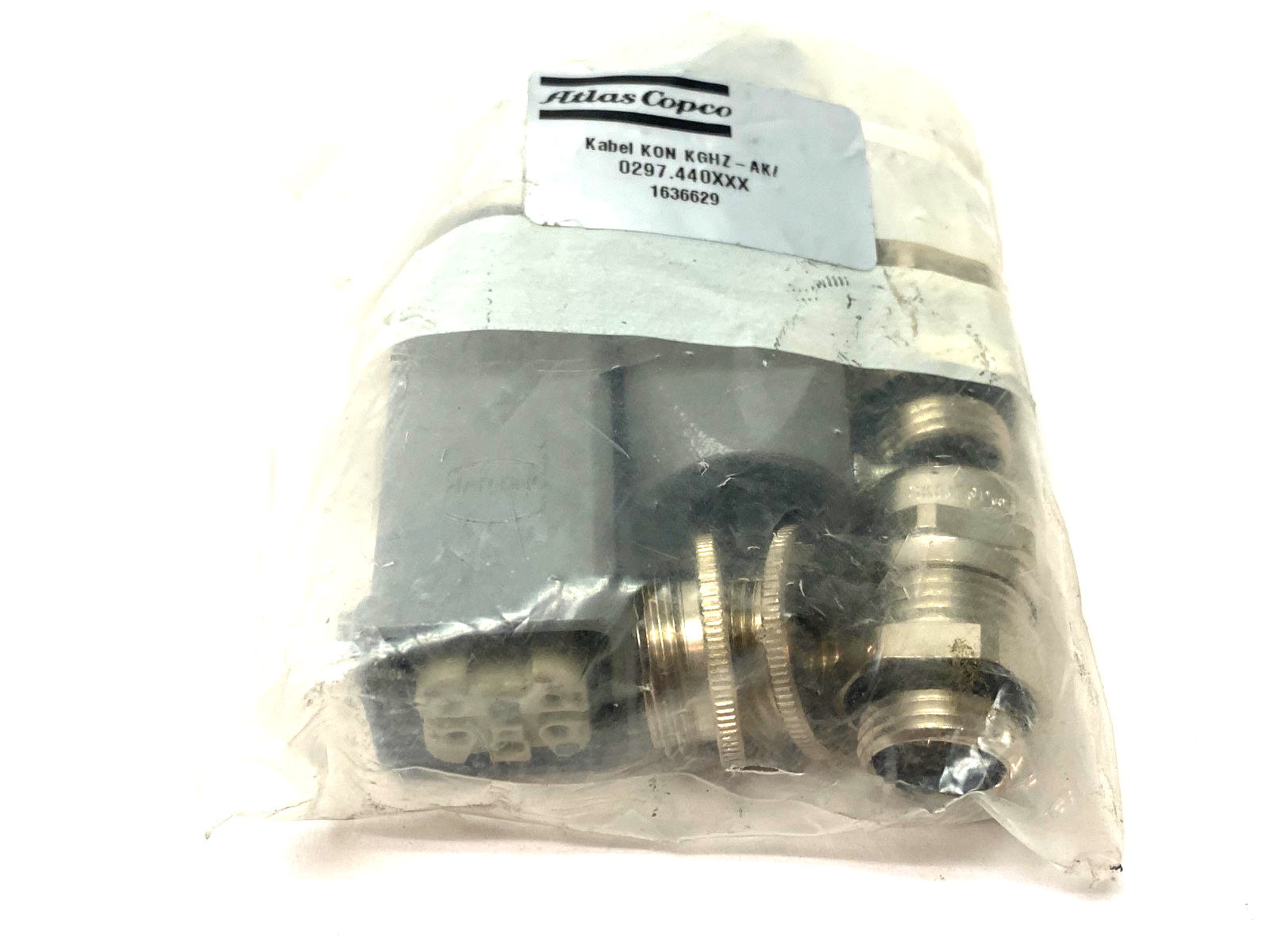 Atlas Copco 0297.440XXX Wireable Connector Set Kabel KON-KGHZ-AK/ - Maverick Industrial Sales