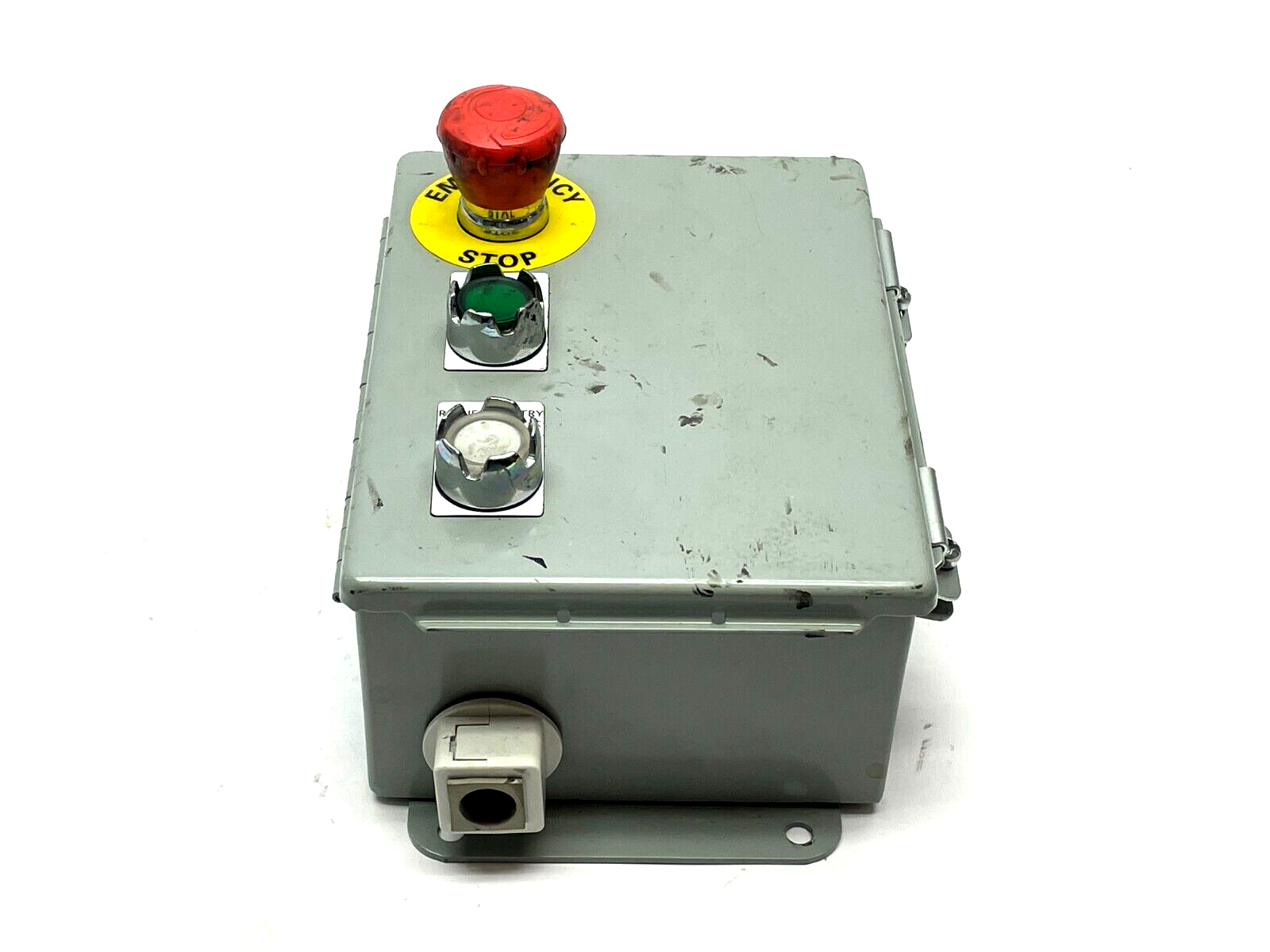 Hoffman A806CH Continuous Hinge Enclosure w/ Allen Bradley Pushbuttons - Maverick Industrial Sales