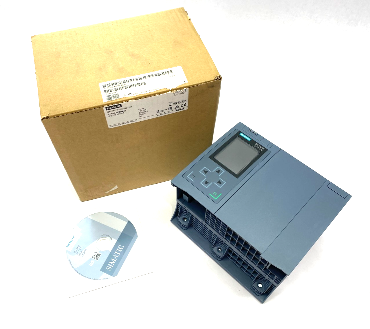 Siemens 6ES7 518-4AP00-0AB0 SIMATIC S7-1500 CPU Unit, 1518-4 PN/DP - Maverick Industrial Sales
