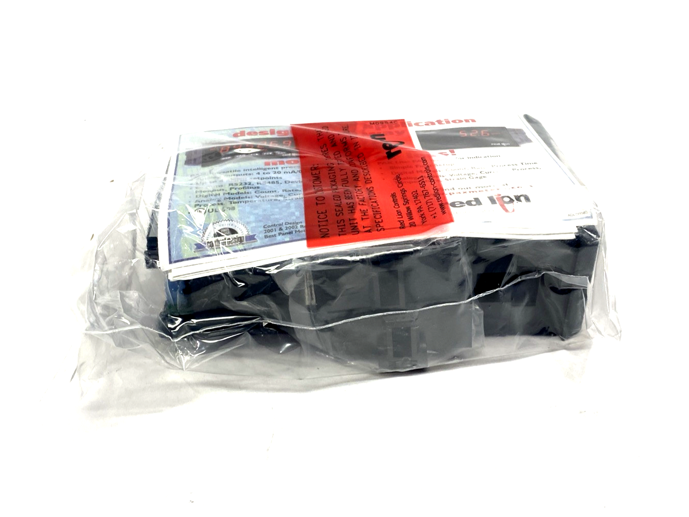 Red Lion APLPV401 Apollo Panel Meter Process Voltmeter w/12VDC Excitation Supply - Maverick Industrial Sales