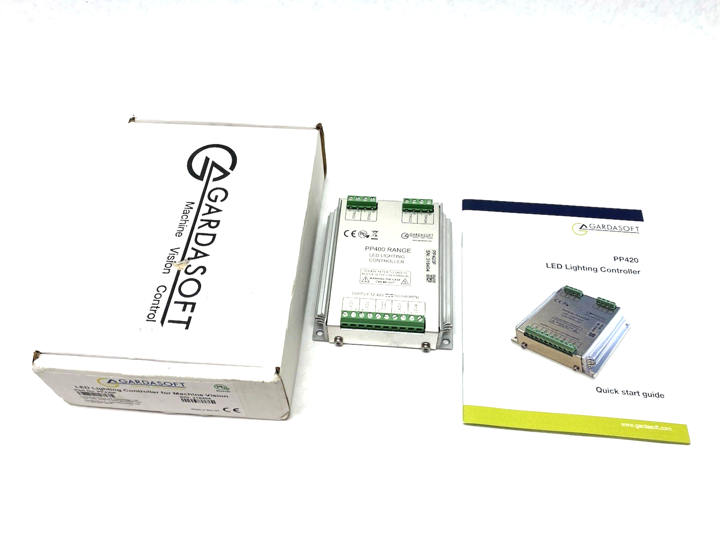 PP420F | Gardasoft LED Pulse/Strobe Controller, 4-Channel Output, SafeSense Tech - New – Open box - Maverick Industrial Sales