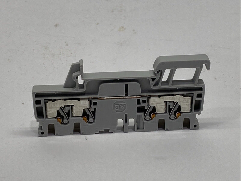 Allen Bradley 1492-P3Q Feed-Through Push In Terminal Block Light Grey LOT OF 6 - Maverick Industrial Sales