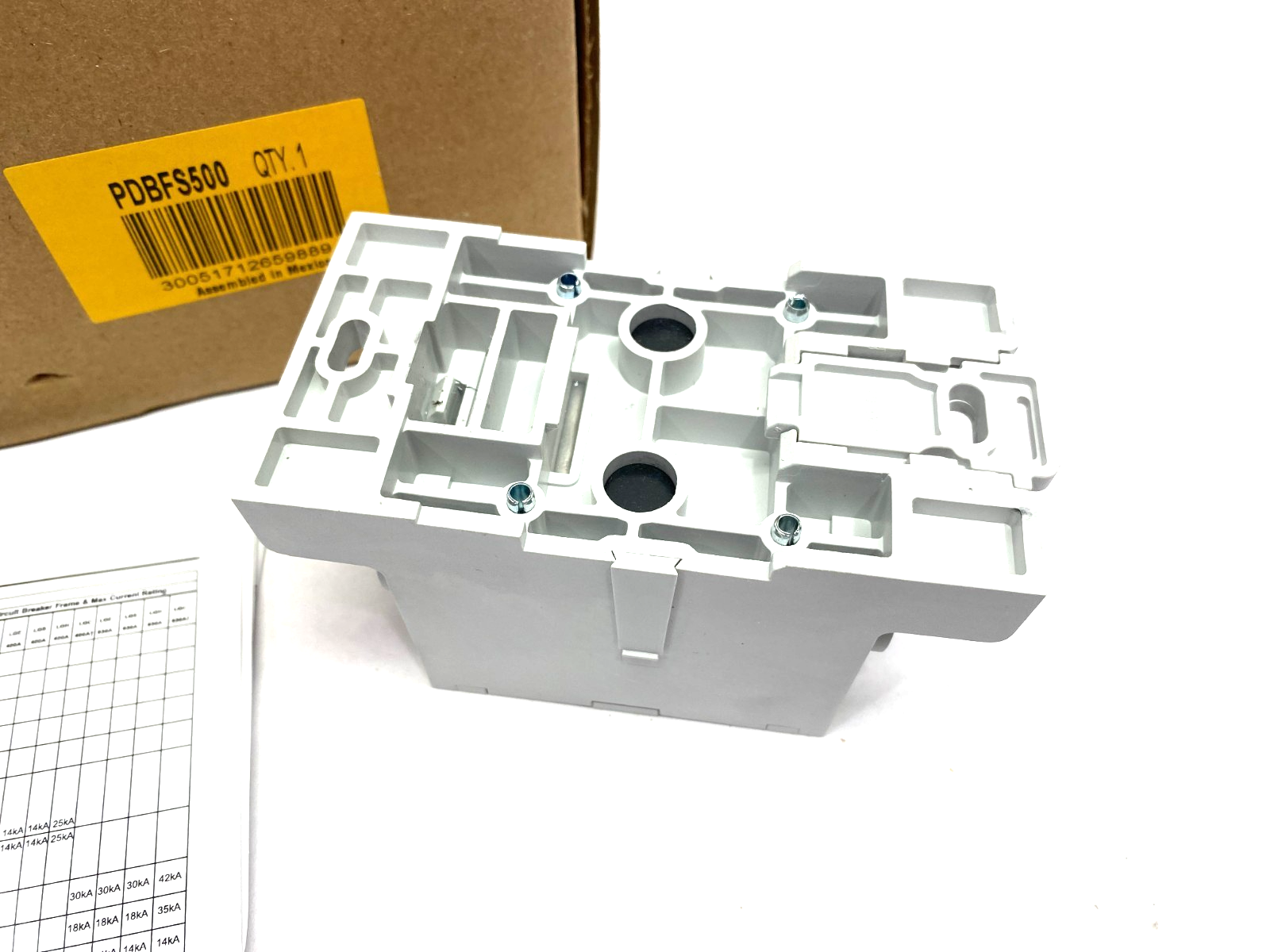 PDBFS500 | Cooper Bussmann Power Distribution Block 620A 600V - New – Open box - Maverick Industrial Sales