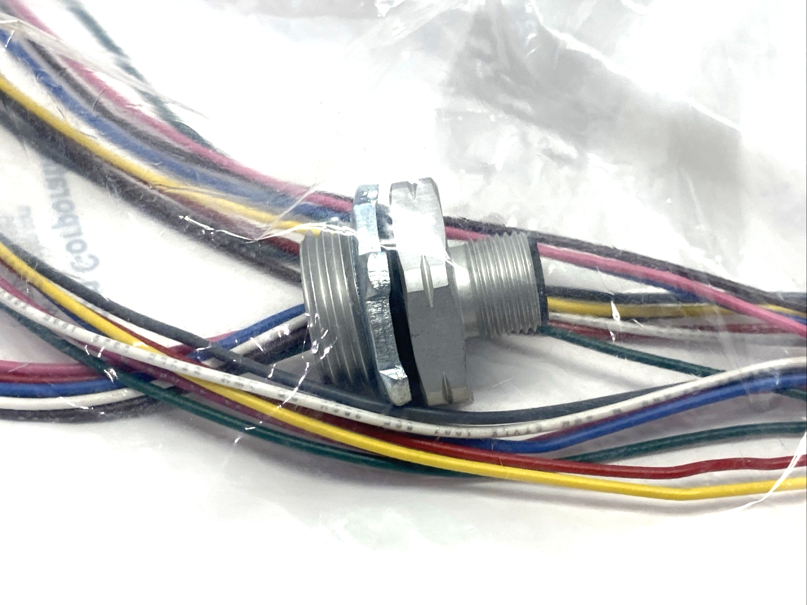 MDC-8MR-2-1M | Mencom 8-Pin Micro DC M12 Male Receptacle 1/2" NPT, 1m Length - New - Maverick Industrial Sales