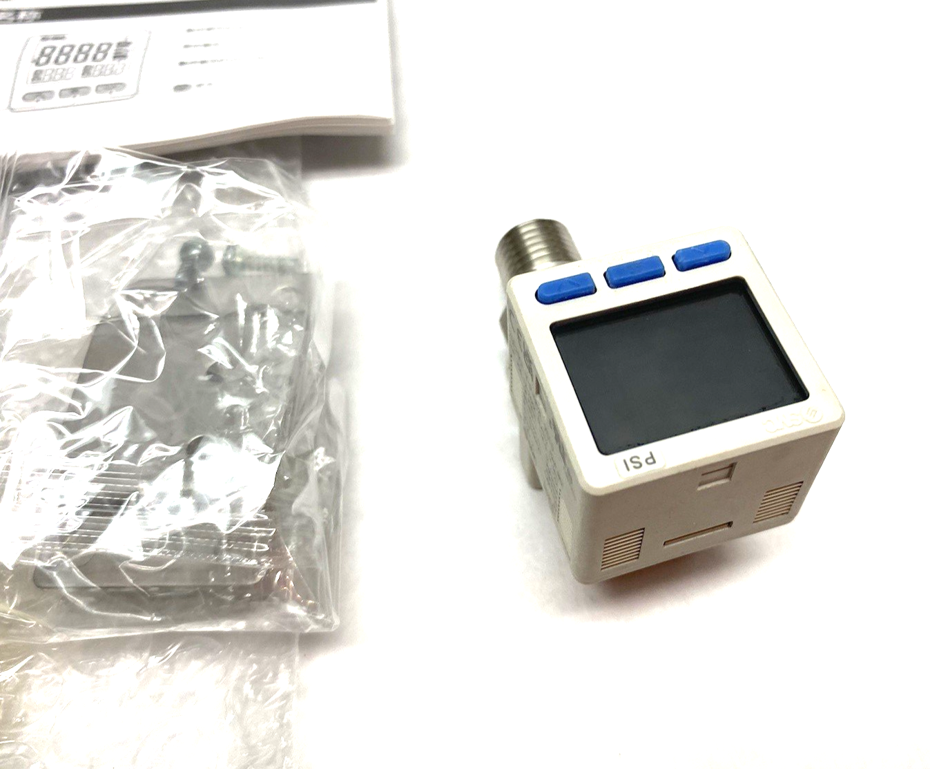 SMC ZSE20CF-Y-P-N02L-WA3-X510 High Precision Digital Pressure Switch 3-Screen - Maverick Industrial Sales