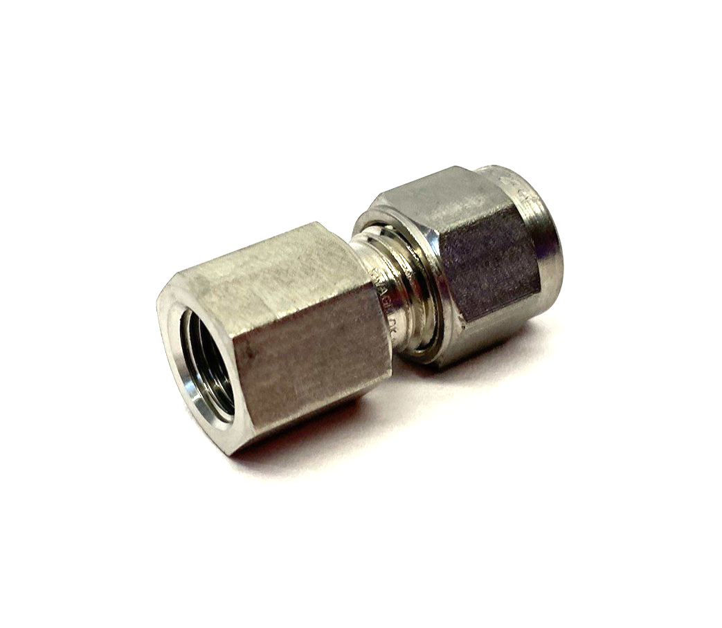 SS-6M0-7-2 | Swagelok Stainless Steel Tube Fitting 6 mm Tube OD x 1/8" Female NPT - New – Open box - Maverick Industrial Sales
