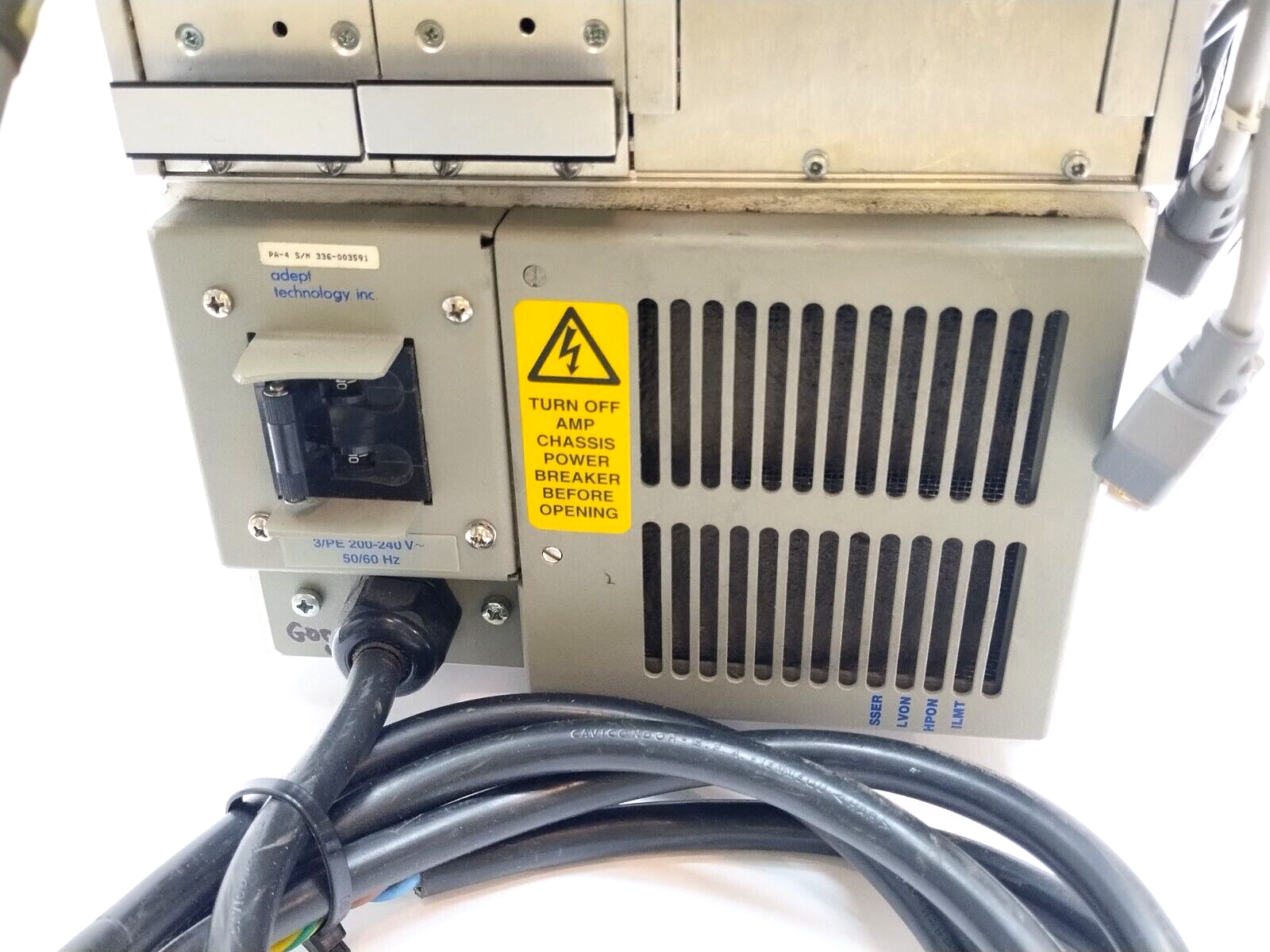 Adept 30336-31000 PA-4 Robot Dual Power Amp. & Controller 240V 15A EJI AWCII AVI - Maverick Industrial Sales