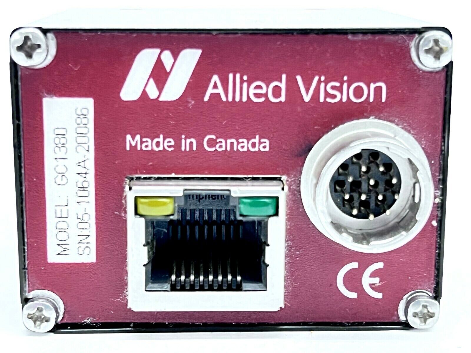 Allied Vision GC1380C Prosilica GC Color Machine Vision Camera - Maverick Industrial Sales