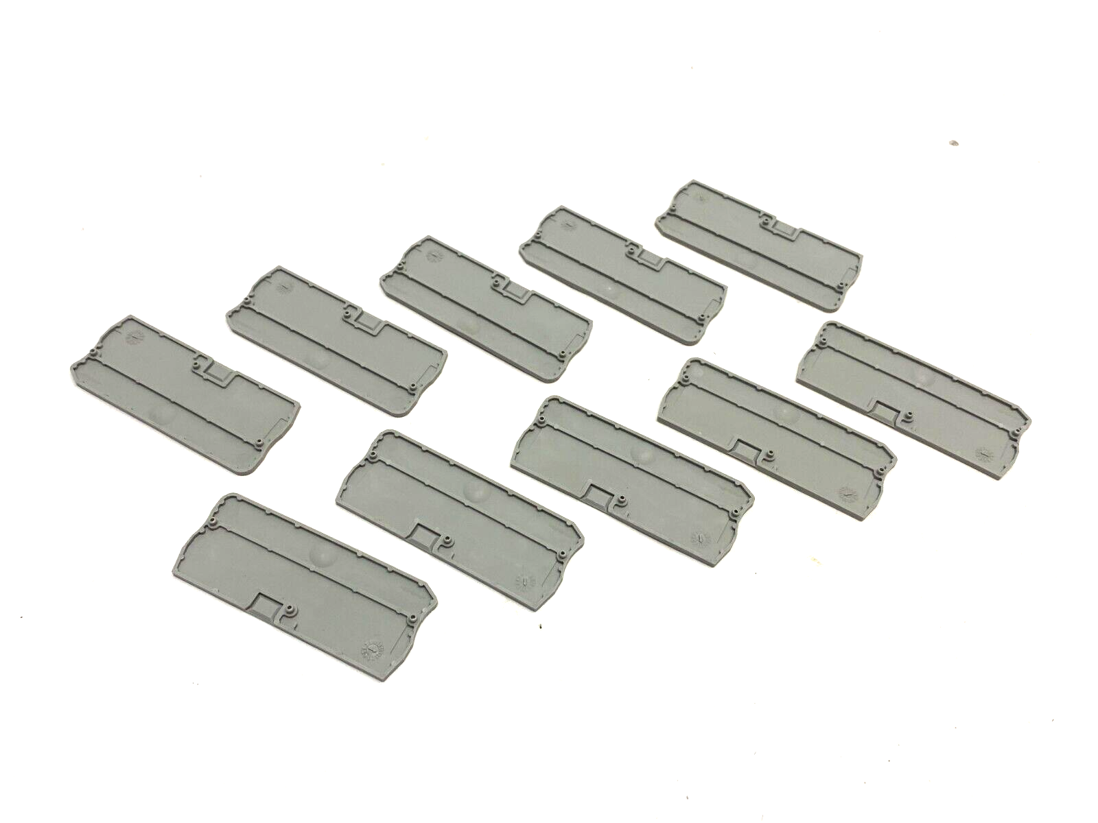 Phoenix Contact D-ST 2,5-QUATTRO Terminal End Cover Gray 3030514 LOT OF 10 - Maverick Industrial Sales