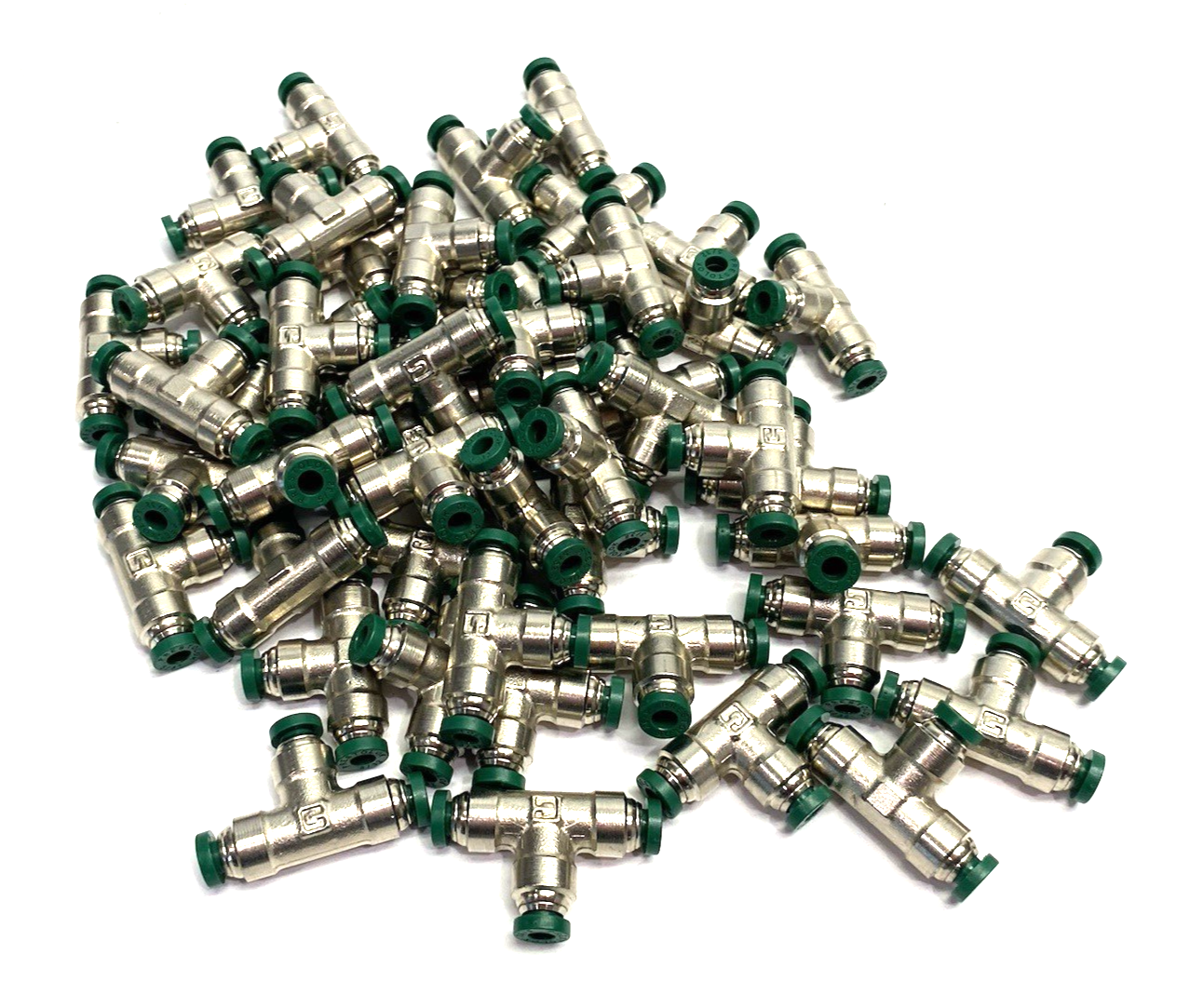 Parker 164PLP-5/32 Prestolok Push-to-Connect Union Tee Fitting LOT OF 50 - Maverick Industrial Sales