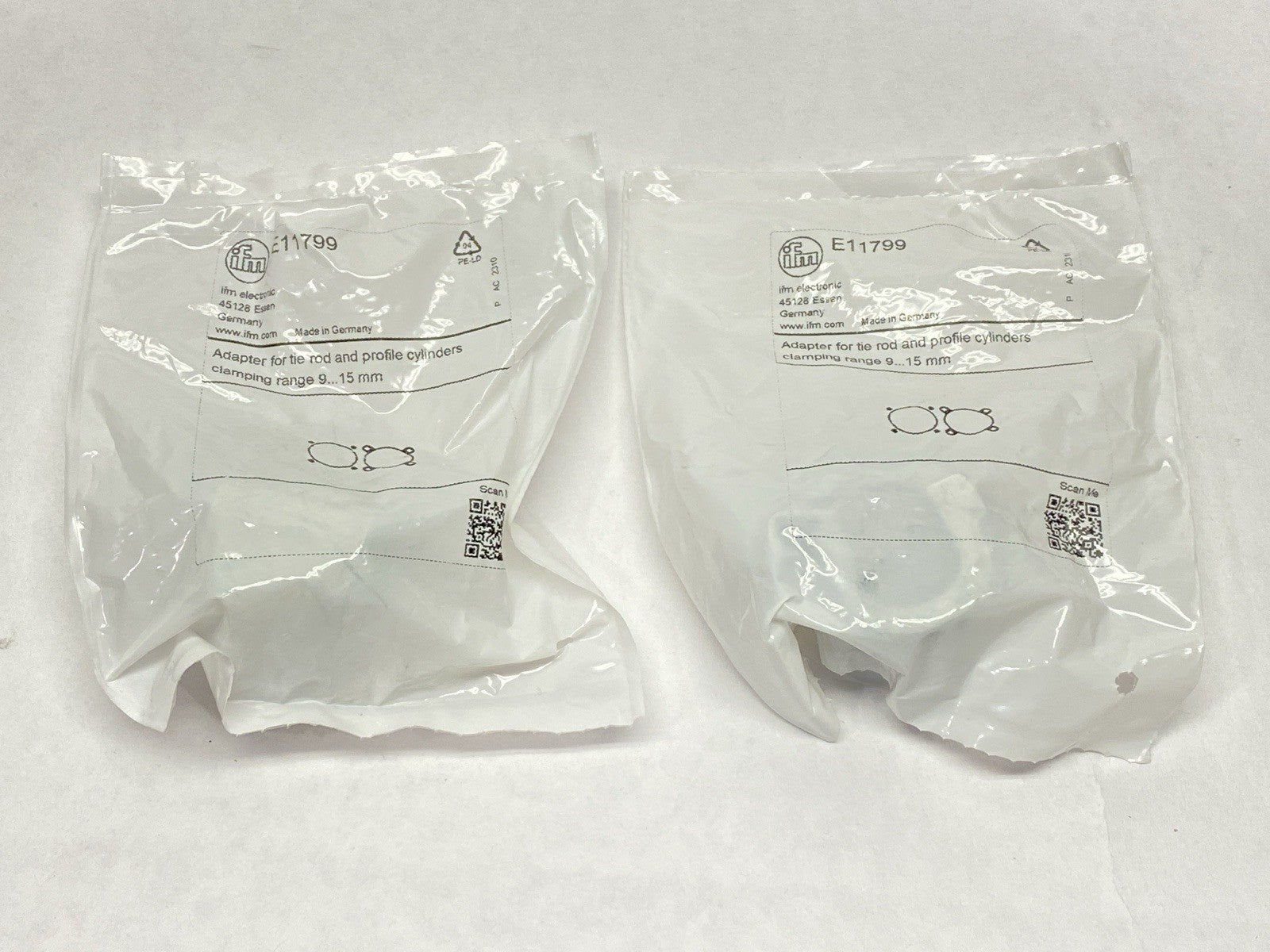 E11799 | IFM Tie-Rod Cylinder Bracker 9-15mm LOT OF 2 - New - Maverick Industrial Sales