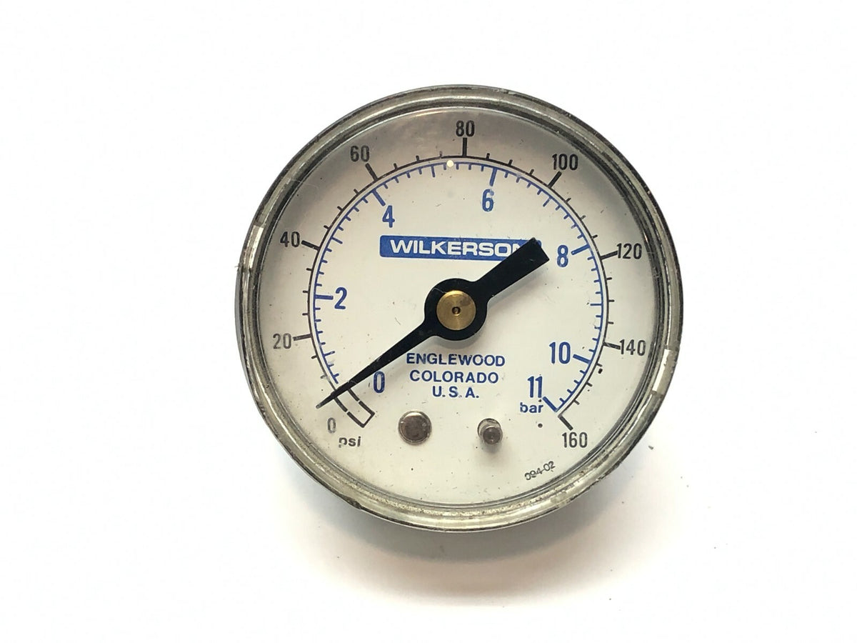 094-02 | Wilkerson Pressure Gauge 0-160 PSI - Used - Maverick Industrial Sales