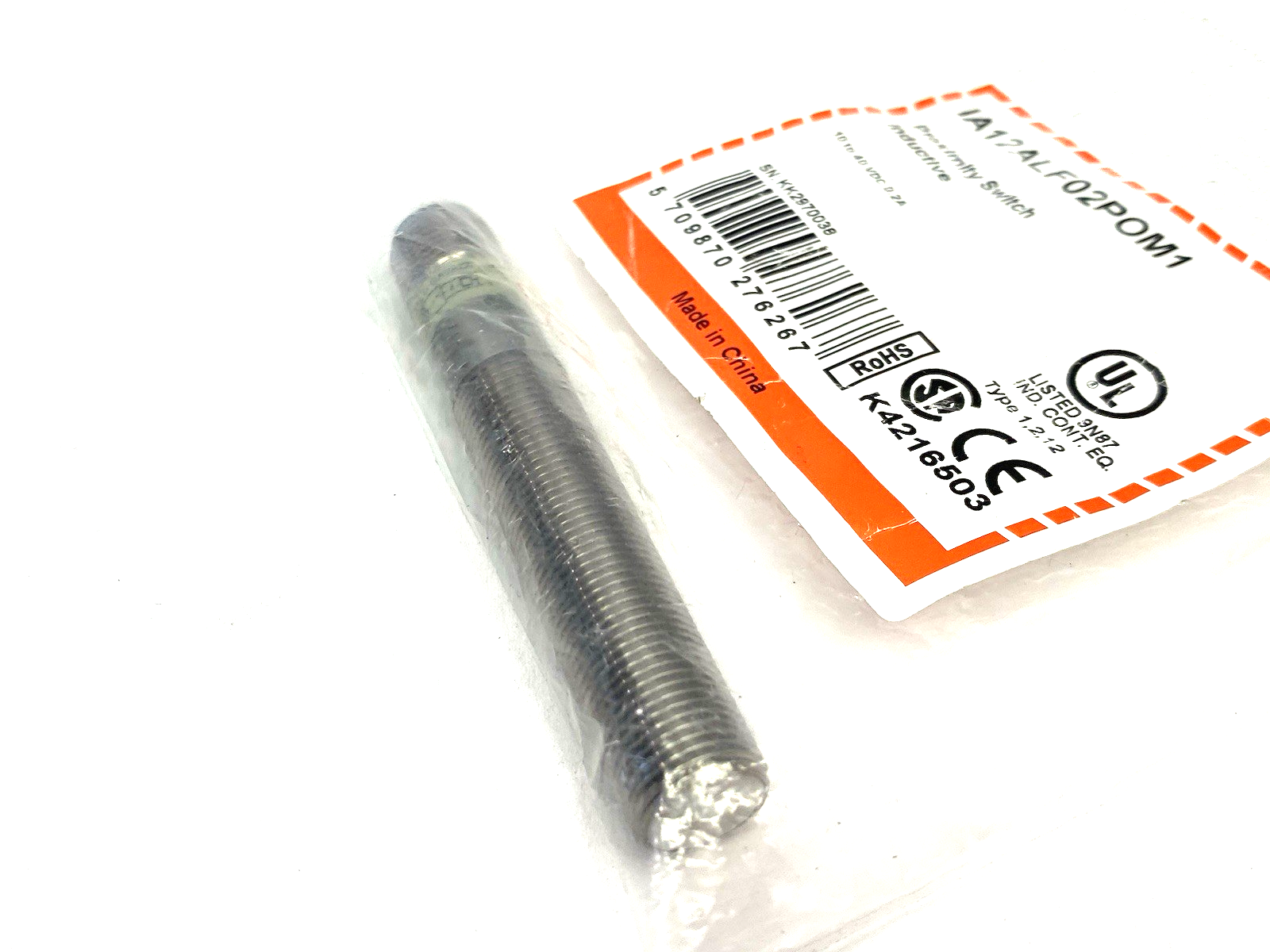 IA12ALF02POM1 | Carlo Gavazzi Inductive Proximity Sensor, 2mm Flush Mount - New – Open box - Maverick Industrial Sales