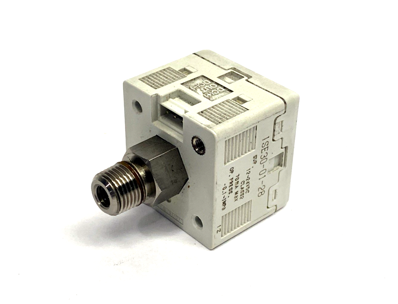 ISE30-01-28 | SMC Digital Pneumatic Pressure Switch 1/8" NPT, 12-24VDC - Used - Maverick Industrial Sales