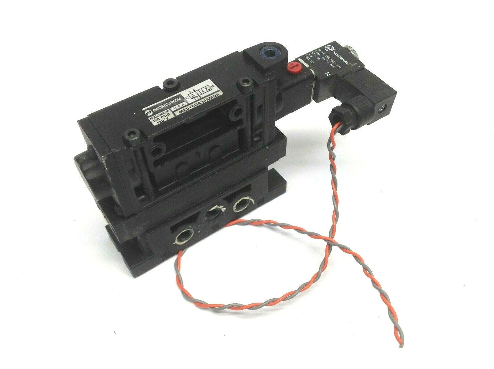 MK01EDA34AMNA | Norgren Pneumatic Solenoid Valve Manifold - Used - Maverick Industrial Sales