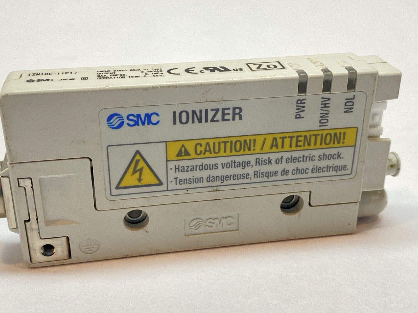IZN10E-11P17 | SMC Nozzle Type Ionizer - Used - Maverick Industrial Sales