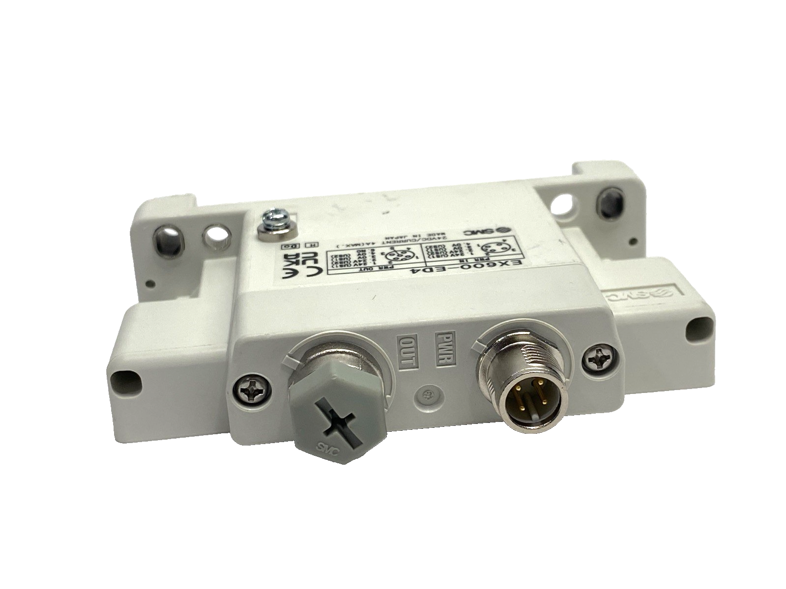 EX600-ED4 | SMC Serial Transmission System End Plate, M12 5-Pin - Used - Maverick Industrial Sales
