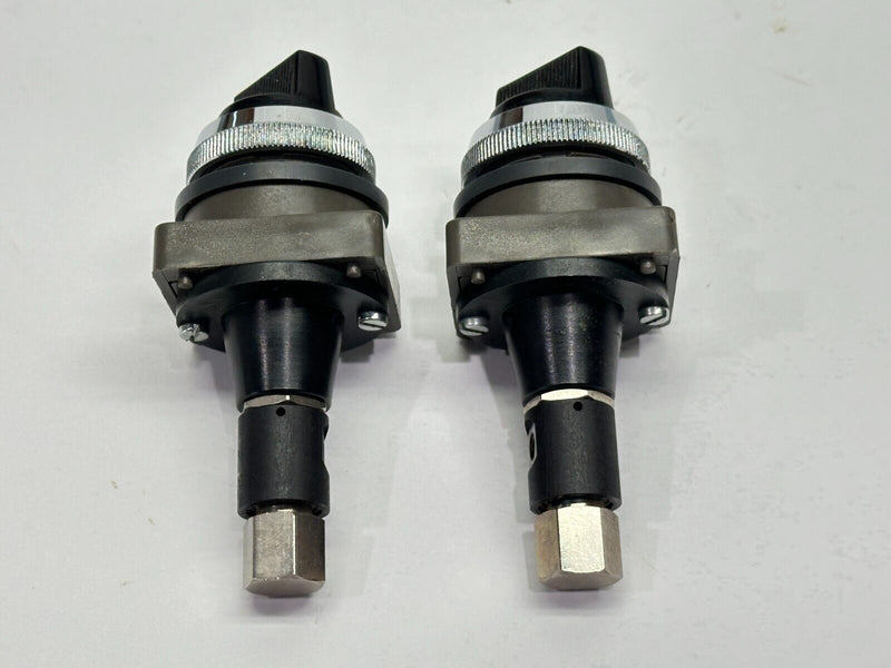 IDEC ASN Rotary Selector Switch Black LOT OF 2 - Maverick Industrial Sales