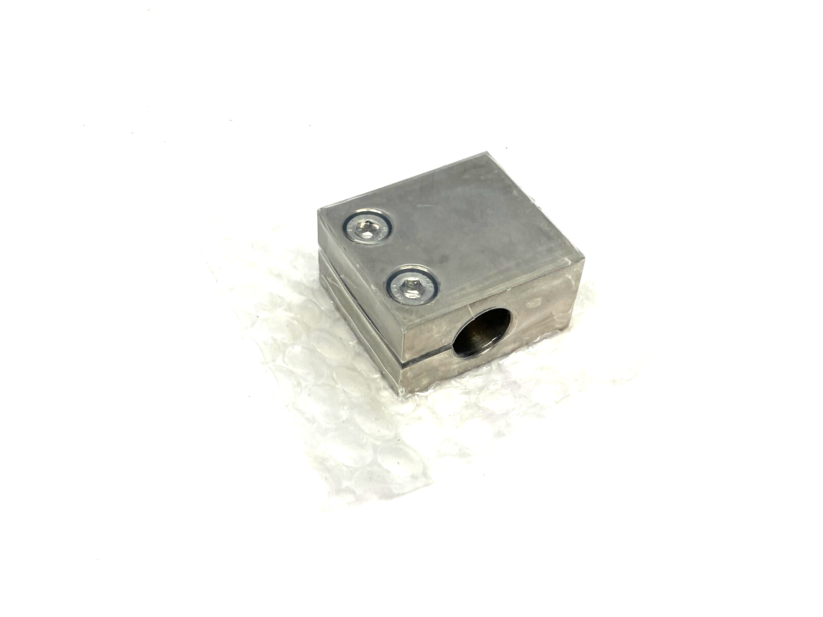 MiSUMi CLHNM15 Square Block Clamp, Side Mount for 15mm Round Shaft - Maverick Industrial Sales