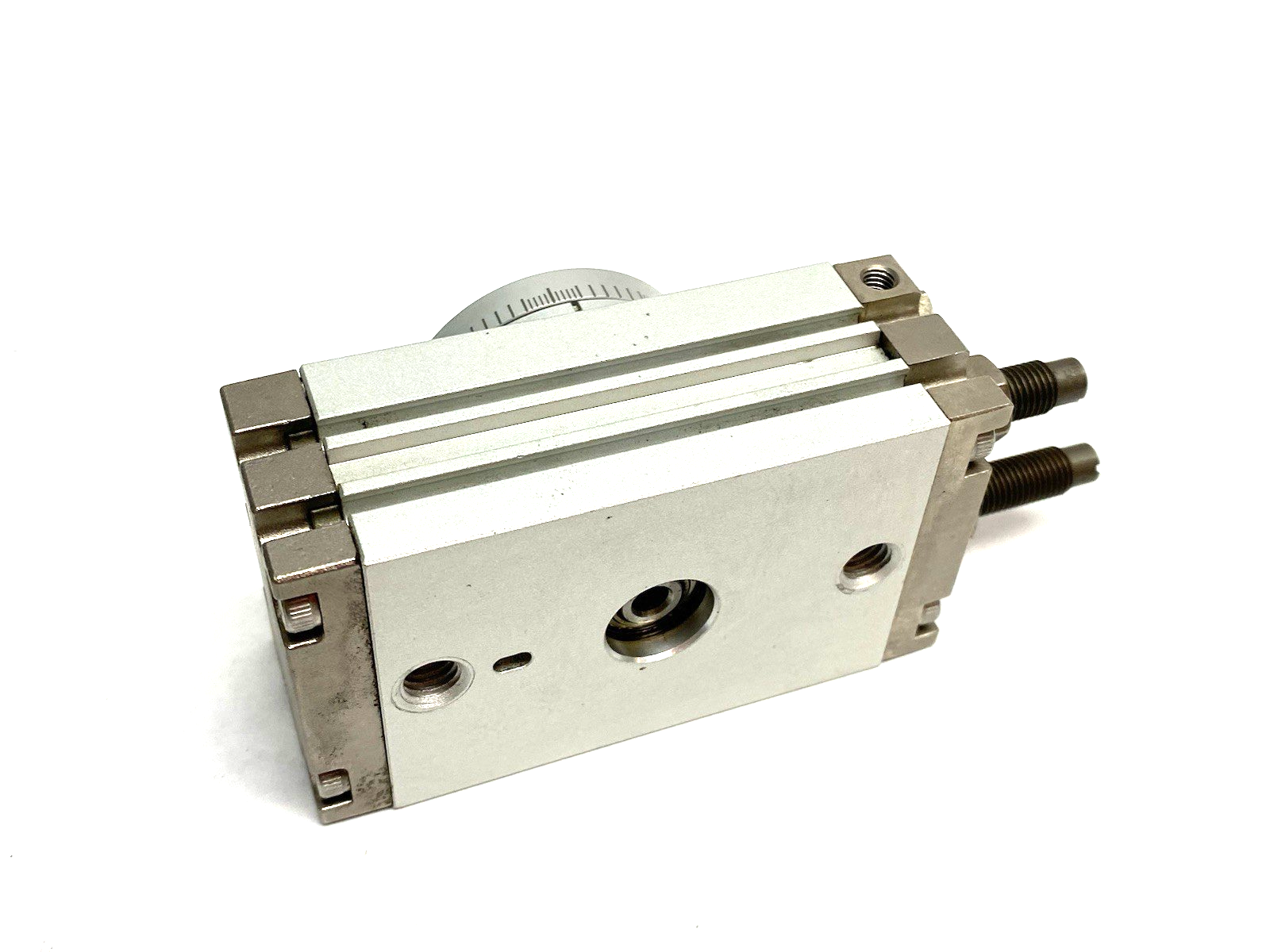 MSQB10R | SMC Rotary Table Actuator Double-Acting 10mm, 0-190 Degree - Used - Maverick Industrial Sales