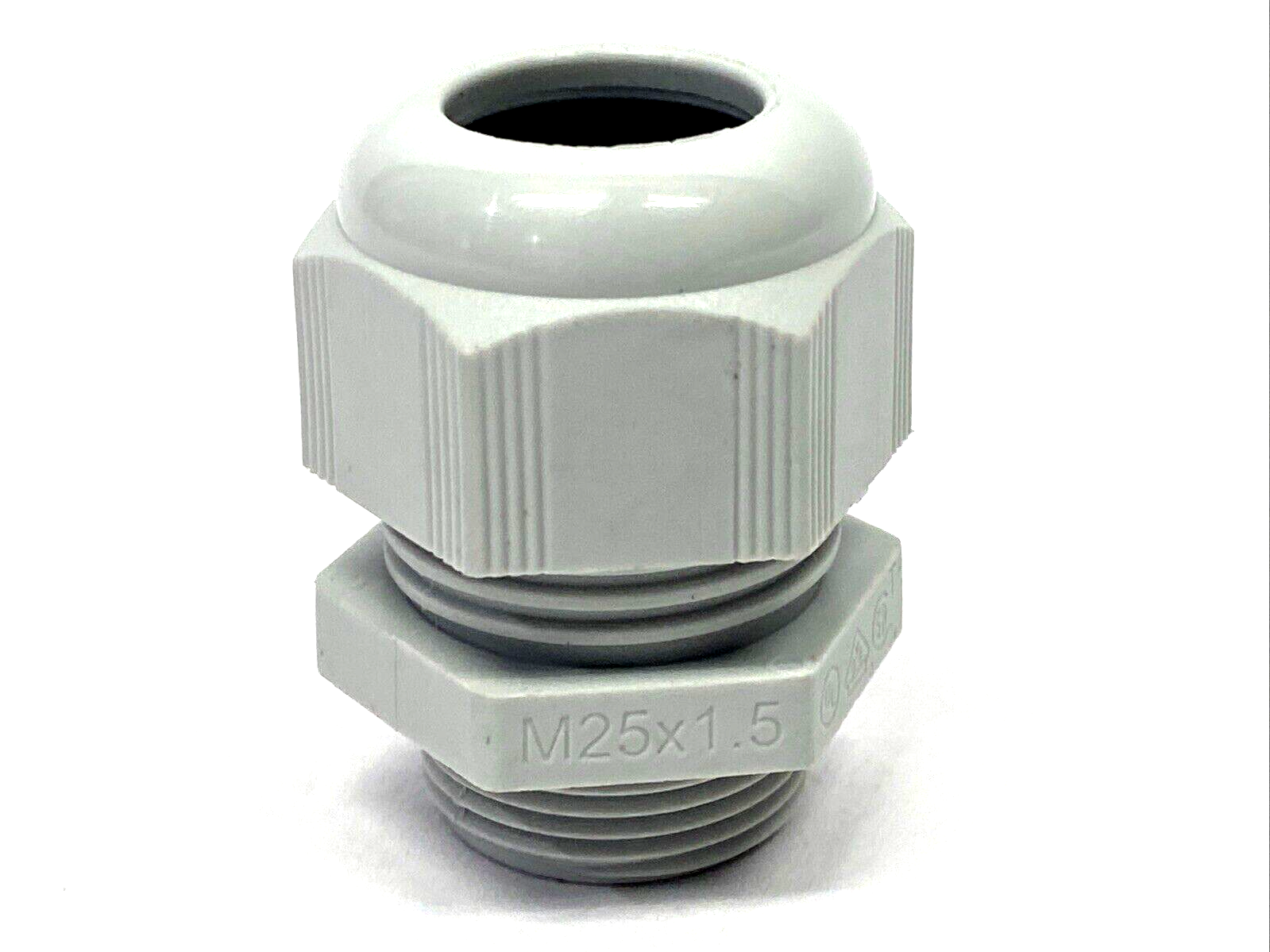Bimed BHPM-13 Cable Gland M25x1.5, 11-17mm Dia. Cable, Gray Polyamide, LOT OF 5 - Maverick Industrial Sales