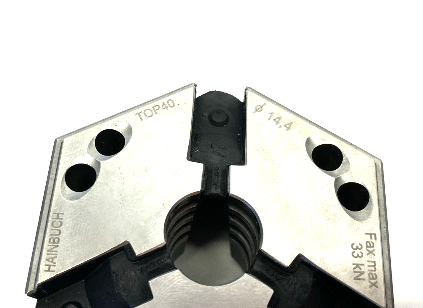 4500009690 | Hainbuch Clamping Unit TOP 40 Round Profile 14,4mm Diameter - Used - Maverick Industrial Sales