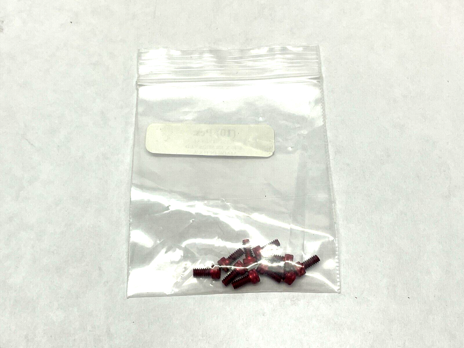 RASC0812-8A4 4-40 x 1/4 SHCS Red Screws PKG OF 10 - Maverick Industrial Sales