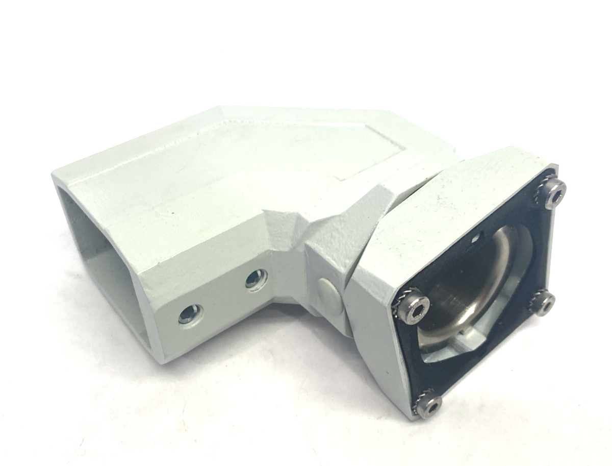 Hoffman CCS2FECLG Compact Series 2 Flange Elbow Coupling, fits 45x60mm, Lt Gray - Maverick Industrial Sales