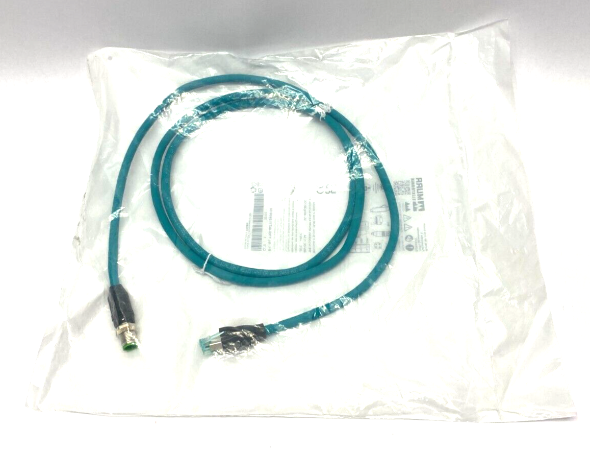 Murr Elektronik 7700-44711-S4U0150 Ethernet Cordset RJ45 To M12 Connection - Maverick Industrial Sales