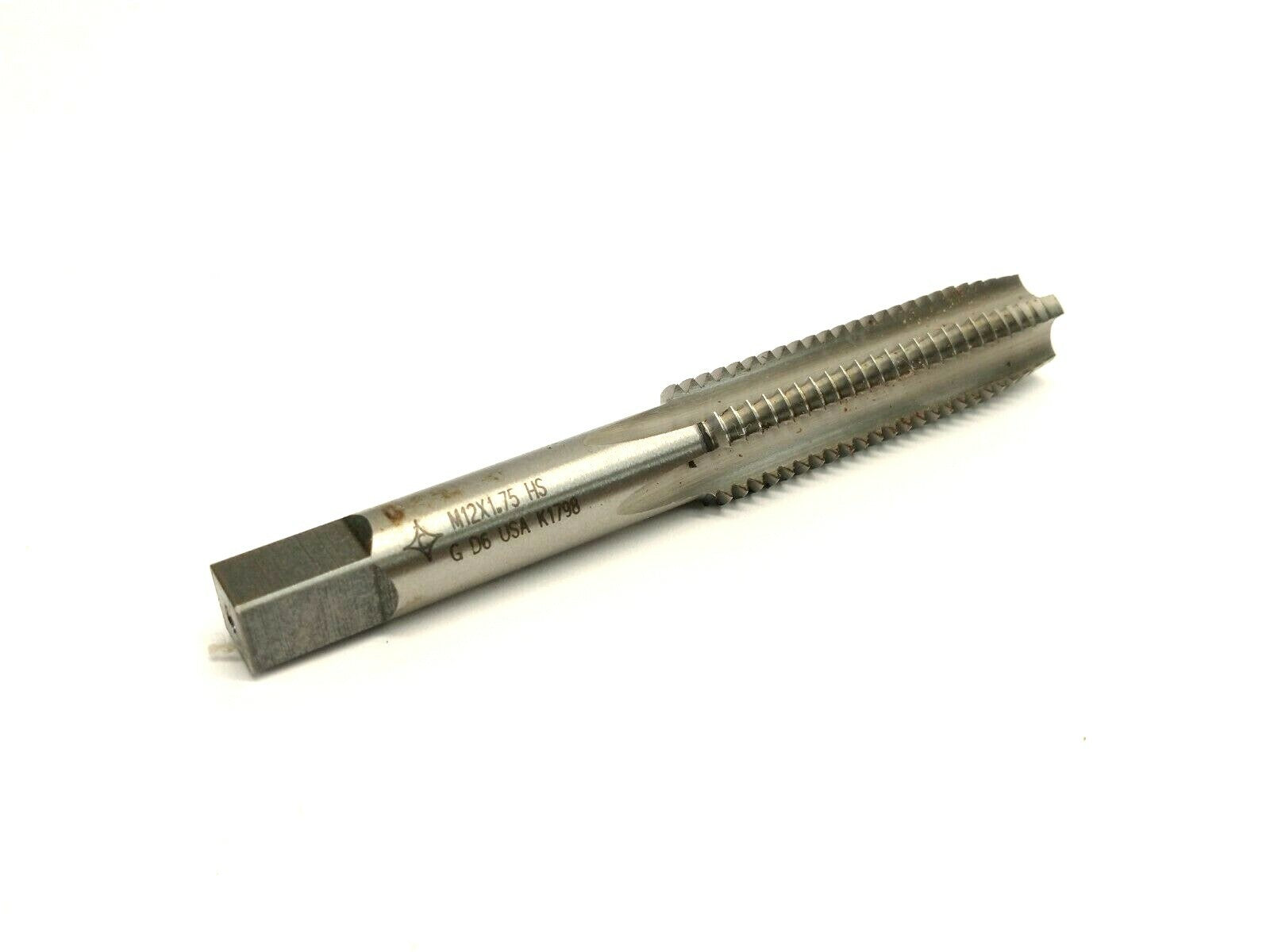 Cleveland C54690 Plug Hand Tap HSS Straight 4-Flute D-6 M12x1.75 PACKAGE OF 5 - Maverick Industrial Sales