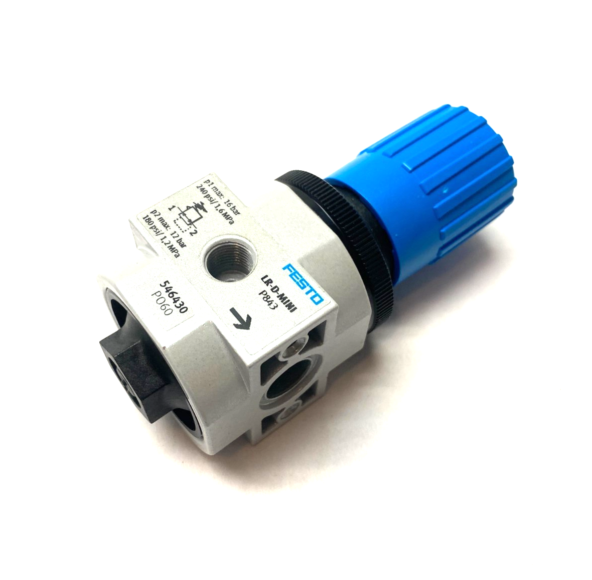 Festo 546430 Basic Valve, Directly Controlled, Rotary Knob, LR-D-MINI - Maverick Industrial Sales