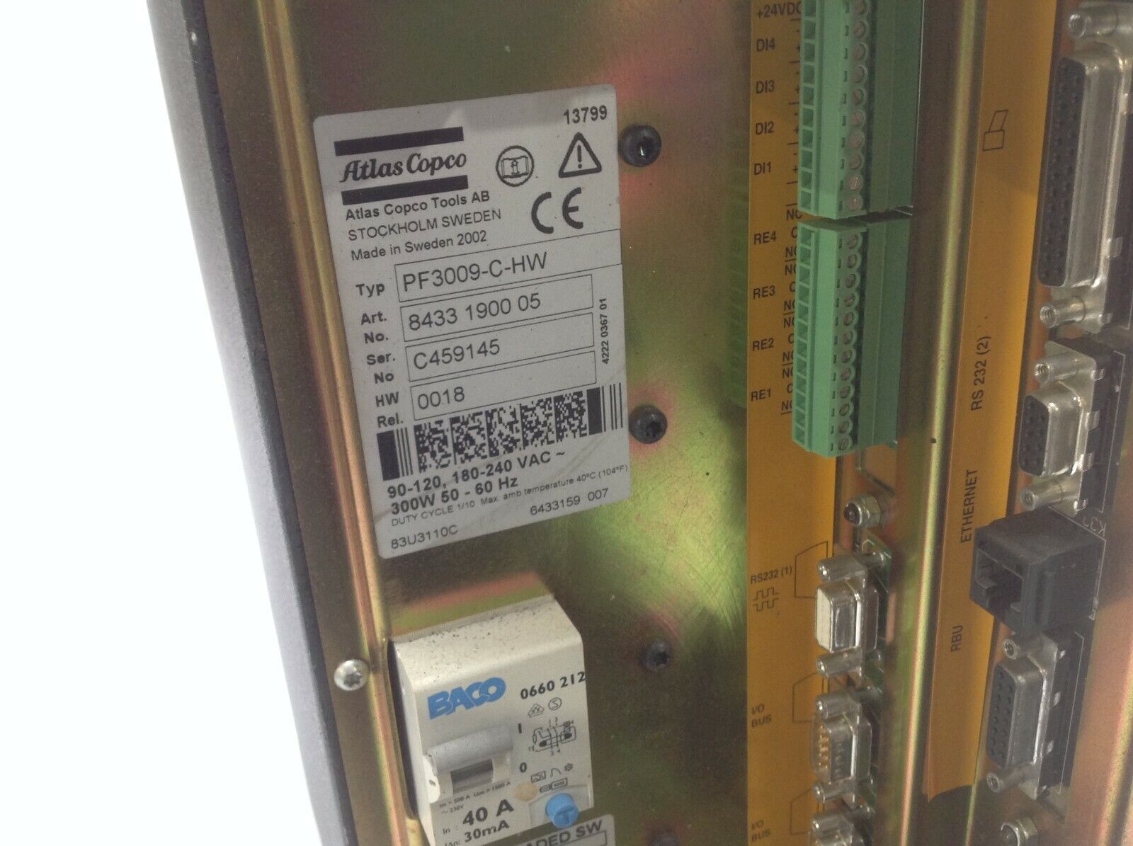 Atlas Copco 8433 1900 05 TENSOR S9 Control Unit PF3009-C-HW - Maverick Industrial Sales