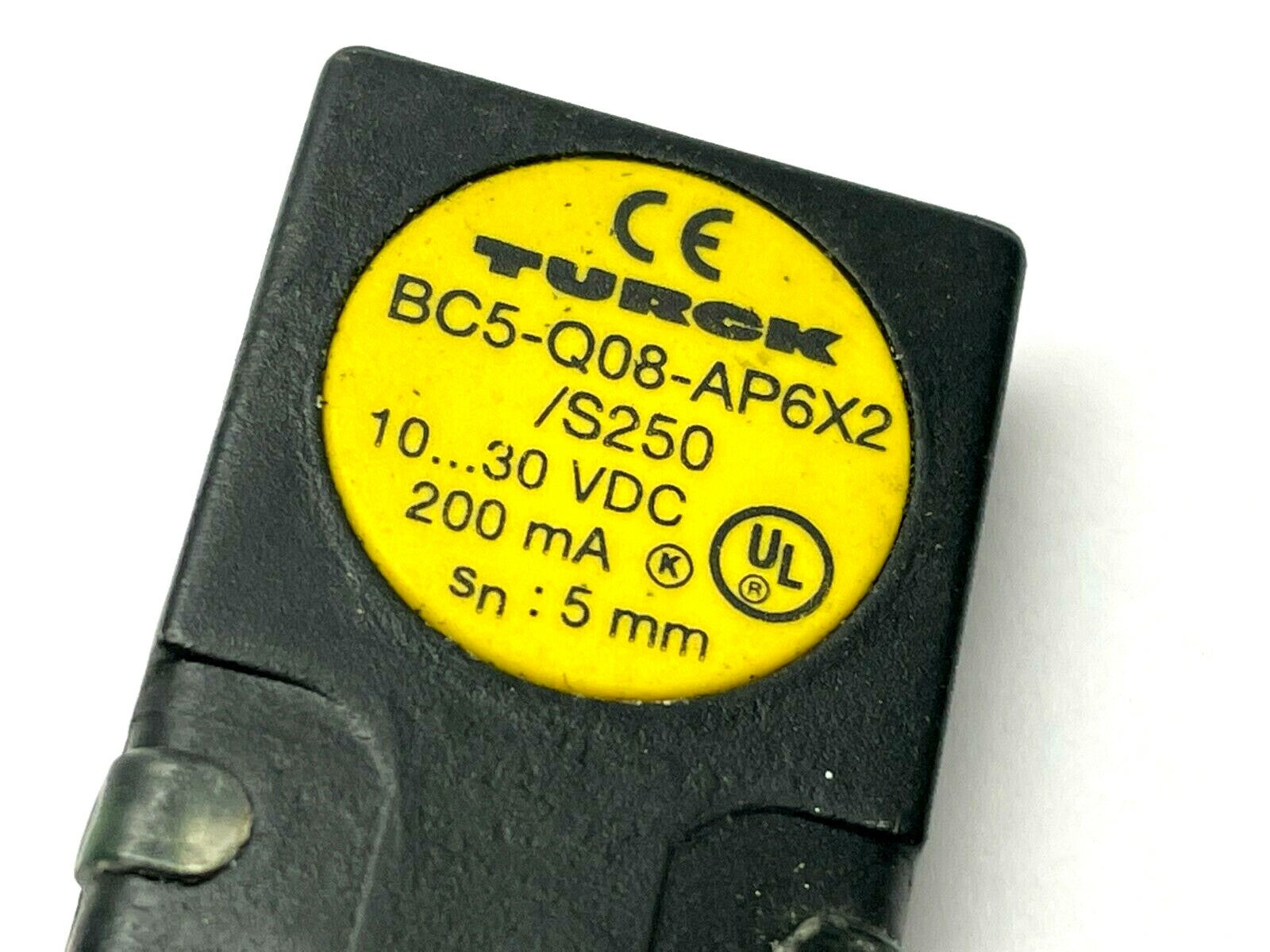 Turck BC5-Q08-AP6X2/S250 Rectangular Capacitive Sensor 26200 18" Minimum Length - Maverick Industrial Sales
