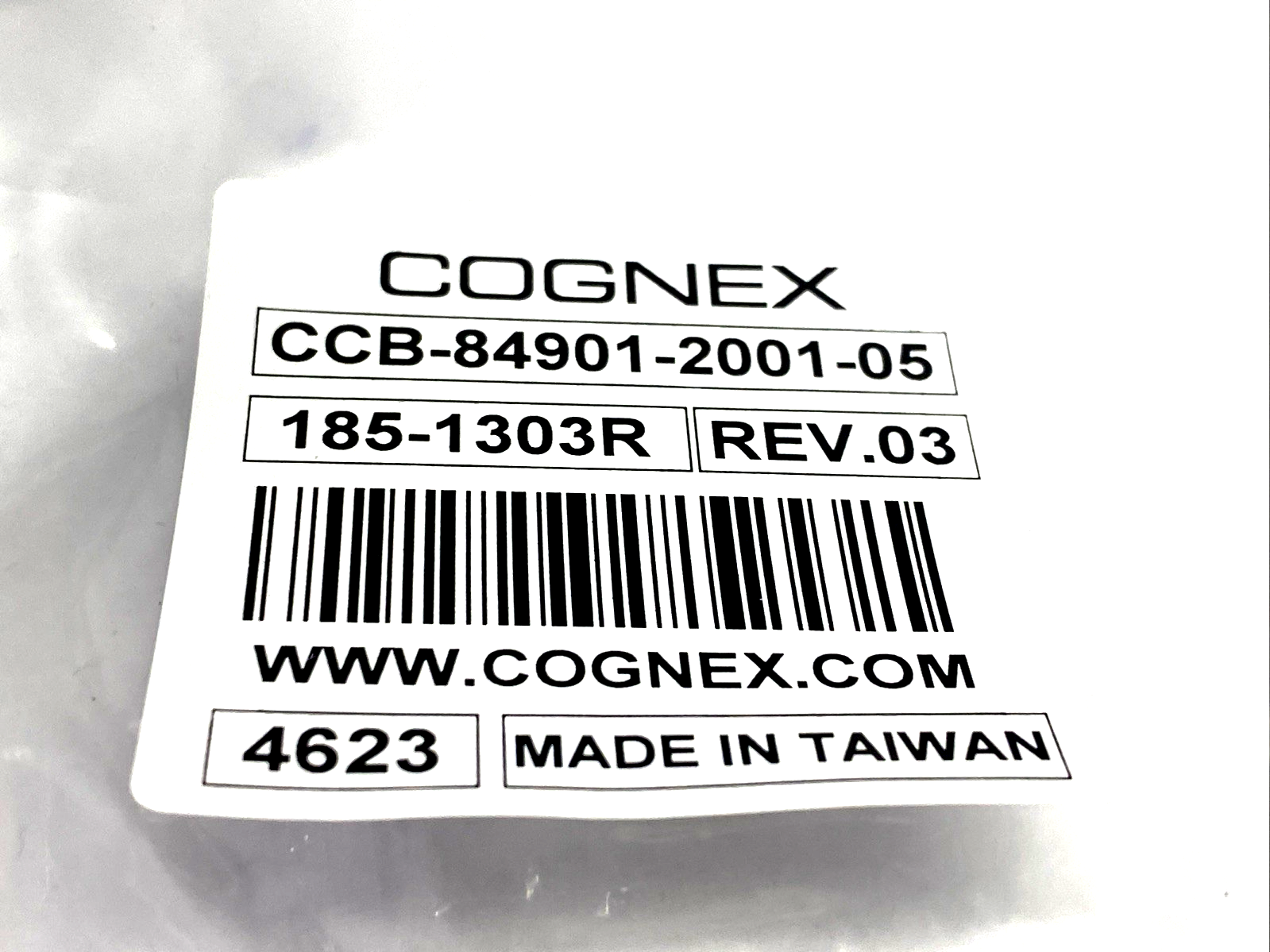 Cognex CCB-84901-2001-05 Rev. 03 Cordset M12 8-Pin Male To RJ45 5m 185-1303R - Maverick Industrial Sales