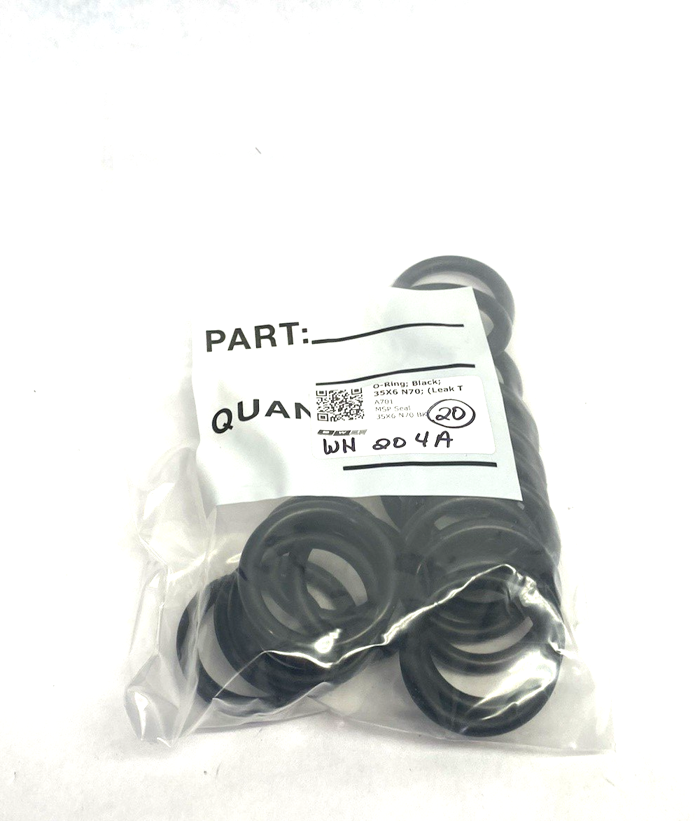 MSP Seals 35X6 N70 BK Custom O-Ring Seal 35mm ID, 6mm Thickness PKG OF 20 - Maverick Industrial Sales