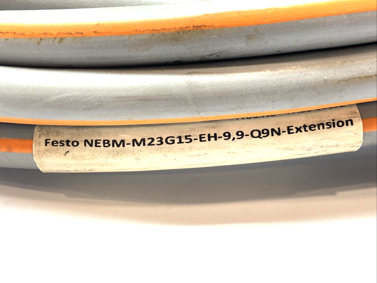 NEBM-M23G15-EH-10-Q9N-R3LEG14 | Festo Motor Extension Cable 10m Length 5251384 - Used - Maverick Industrial Sales