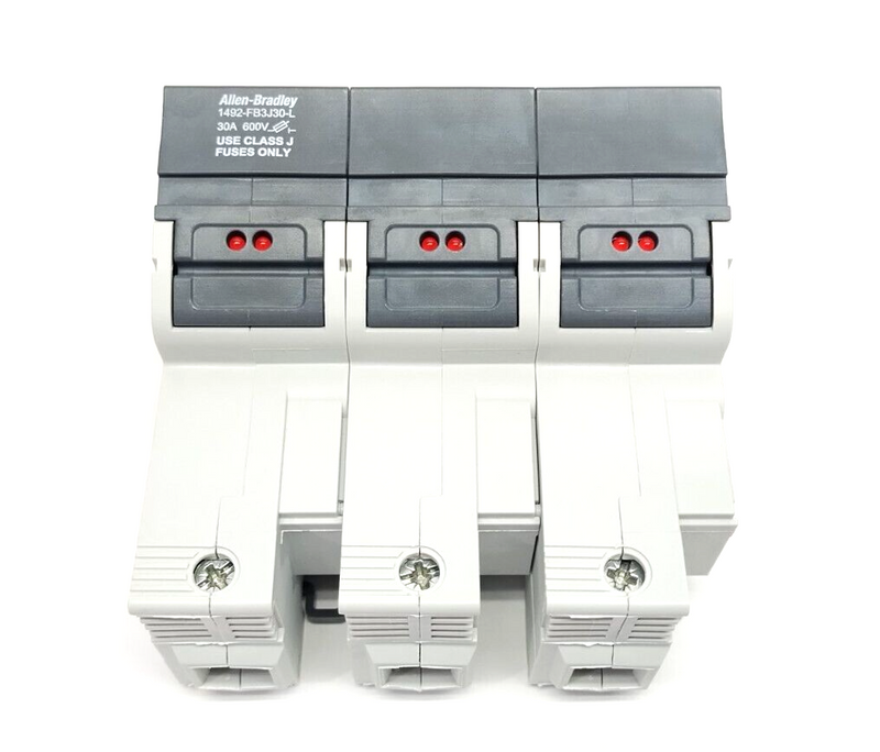 Allen Bradley 1492-FB3J30-L Ser. B 3-Pole Fuse Holder, 600V 30A, Class J Type - Maverick Industrial Sales