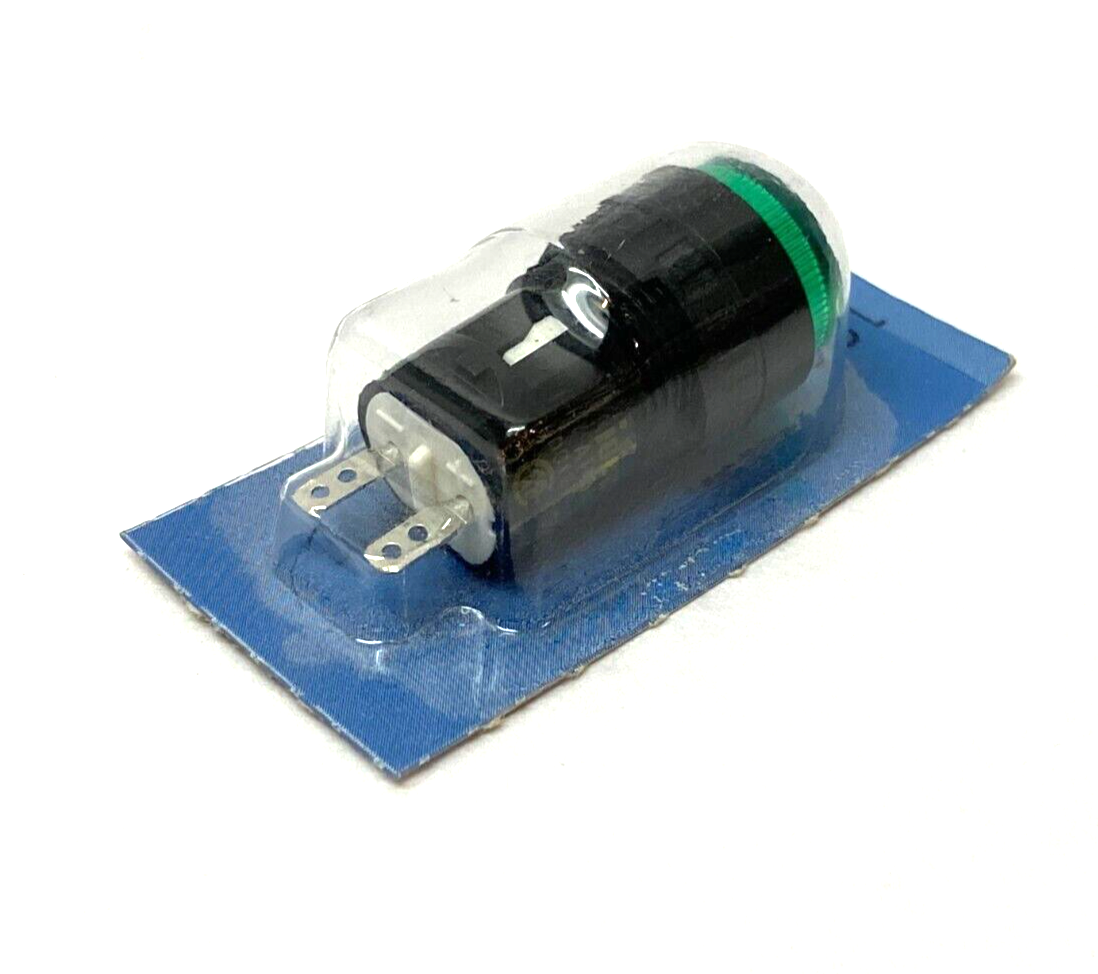 Idec AP6M Panel Mount LED Pilot Light GREEN 2-Pole 12VDC - Maverick Industrial Sales