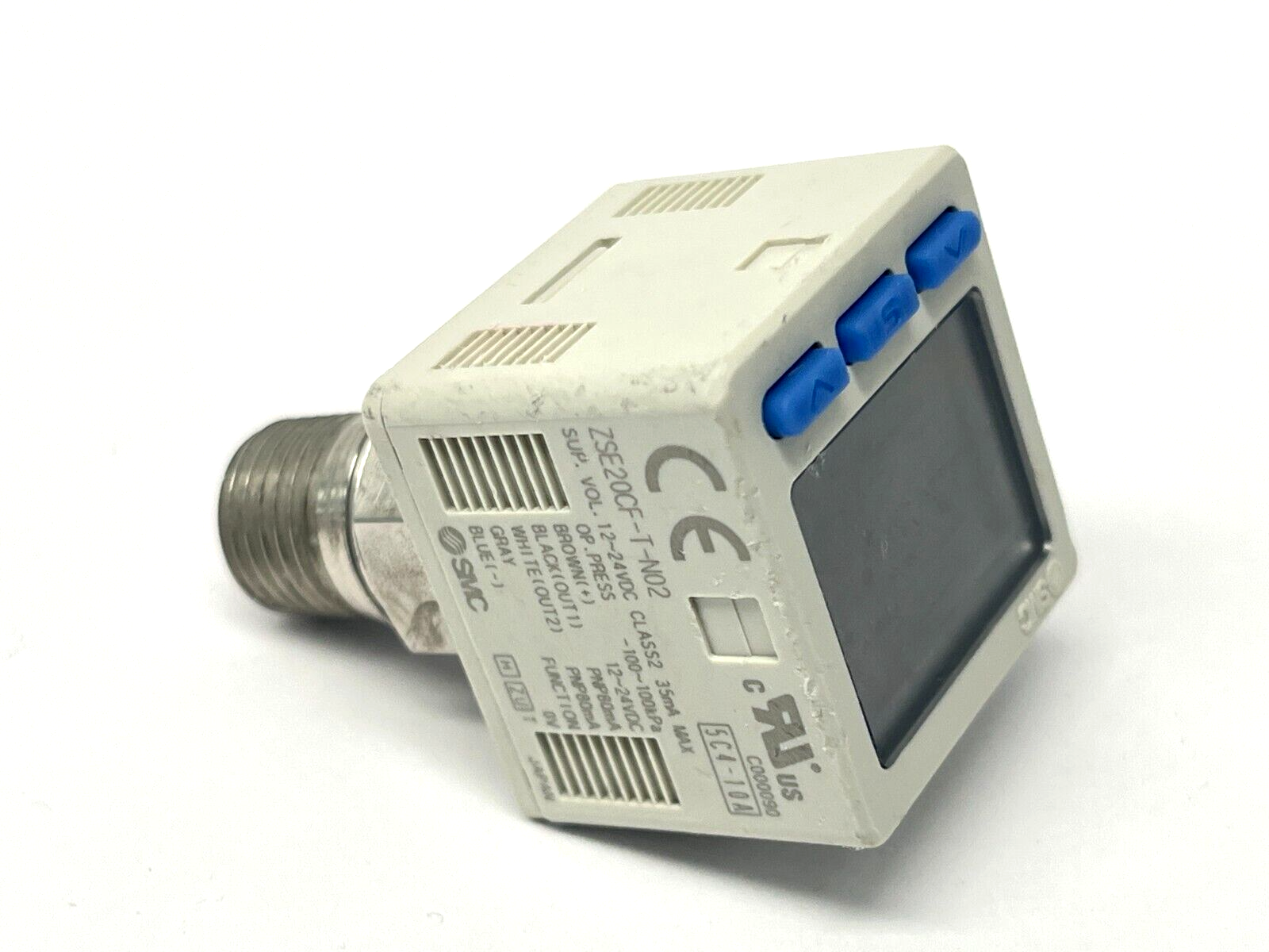 SMC ZSE20CF-T-N02 3-Screen High Precision Digital Pressure Switch - Maverick Industrial Sales